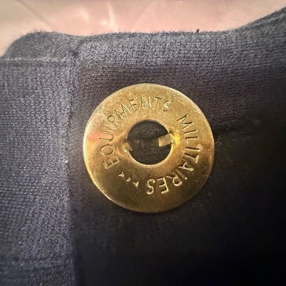 Equipment Dark Navy Stretch Straight Leg Pants Size Medium - Picture 4 of 9